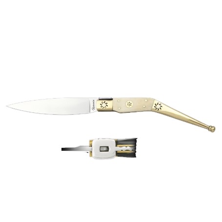 ALBAINOX NAVAJA CATALANO LATON HUESO HOJA 8.2 CM