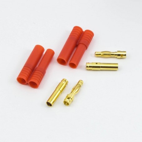 CONECTOR BANANA 4MM MACHE/HEMBRA 2 UNIDADES