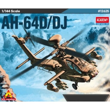 MAQUETA 1/44 ACADEMY HELICOPTERO AH-64D/DJ