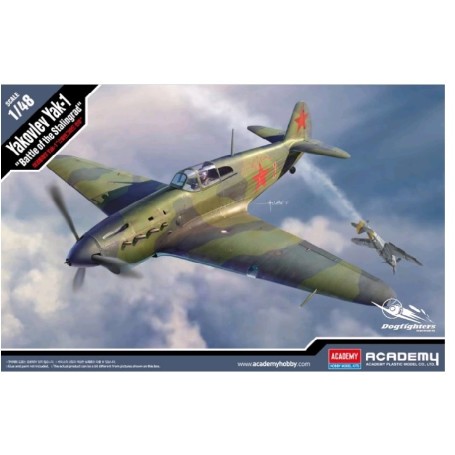 MAQUETA 1/48 ACADEMY YAKOVLEV YAK-1 STRALIGRAND BATTLE 