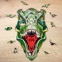 MAQUETA PUZZLE EWA T-REX (S) 80 PIEZAS CAJA DE MADERA. 