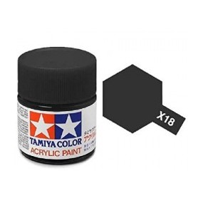 PINT. TAMIYA NEGRO SATINADO    X18 