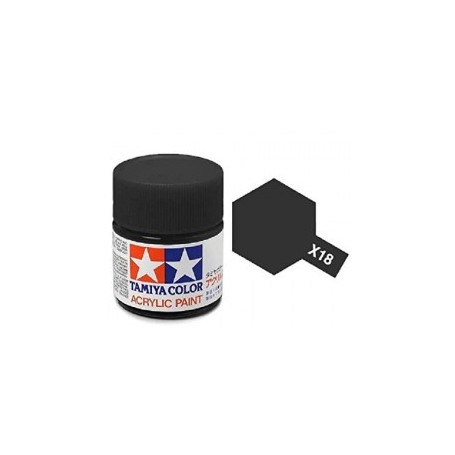 PINT. TAMIYA NEGRO SATINADO    X18 
