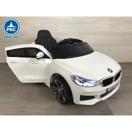 COCHE BATERIA BMW 6GT  BLANCO CON R/C 12 V. PKCJJ2164W