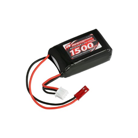 BATERIA LIPO 7.4V.-1.500MAH RX PIRAMIDE (CONECTOR BEC) TAMA