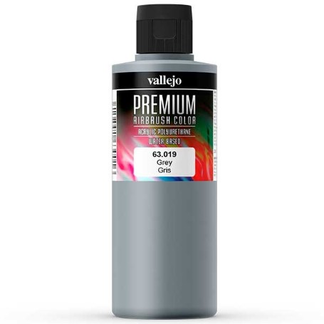 PINT.VALLEJO PREMIUM OPACO GRIS  200ML 63019