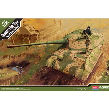 MAQU.ACAD 1/35 TANQUE GERMAN KINGTIGER LAST PROD.13229