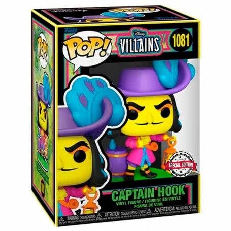FUNKO BLACKLIGHT DISNEY VILLANOS HOOK EXCLUSIVE 60395
