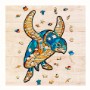 PUZZLE MADERA EWA TORTUGA 80 PZAS CAJA MADERA 229