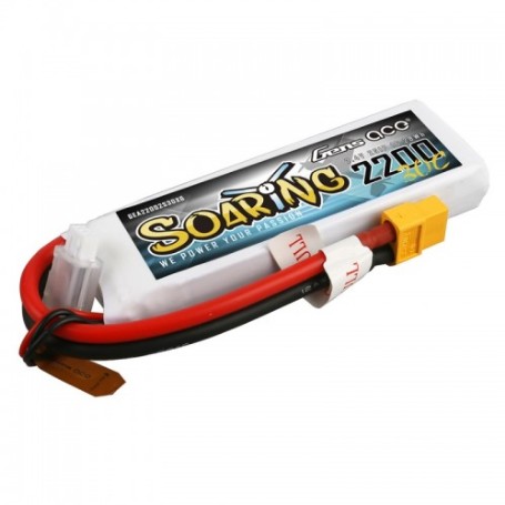 BATERIA LIPO  7.4V 2200MAH 30C  GENS ACE G-Tech SOARING  XT60