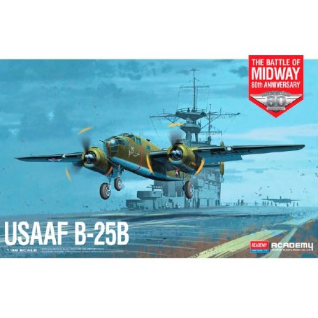 ACADEMY AVION USAAF B-25B  DOOLITTLE RAID 1/48