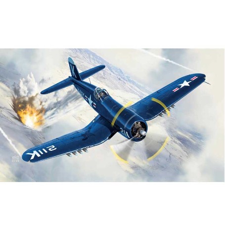 MAQUETAS ACADEMY 1/48 AVION CORSAIR USN F4U-4 BATTLE JANGJIN RESERBOIR 12353