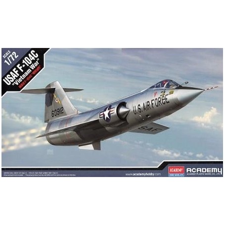 MAQUETAS ACADEMY 1/72 AVION F-104C VIETNAN WAR 12576