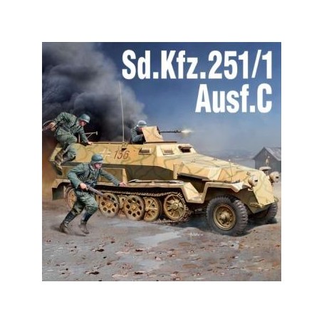 MAQUETAS ACADEMY 1/35  GERMAN SD.KFZ.251 AUST 13540