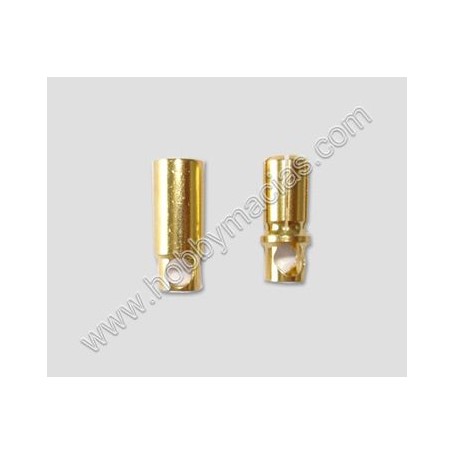 CONECTOR ORO 6MM (MACHO+HEMBRA)