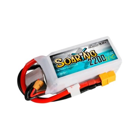 BATERIA LIPO 14.8 v 2200 Mah 20C GENS ACE SOARING xt60 gea22004sx6