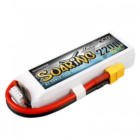BATERIA LIPO  11.1V 2200MAH 30C  GENS ACE SOARING  XT60