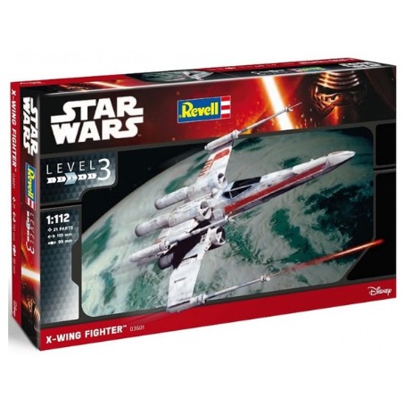 MAQU.REVELL STAR WARS,MODEL SET CAZA X-WING 1/112 3601