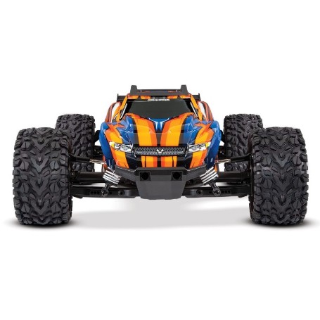 COCHE TRAXXAS RUSTLER 4X4 VXL TQI TSM NARANJA 67076-4O