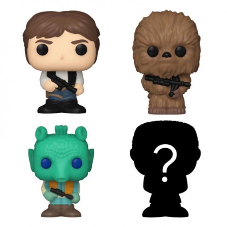 FUNKO Bitty PoP Star Wars  Pack 4 Figuras De Vinilo Serie 3