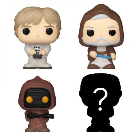FUNKO Bitty PoP Star Wars  Pack 4 Figuras De Vinilo Serie 1