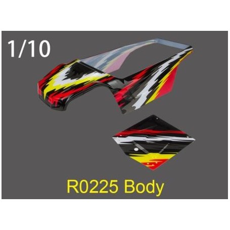 VRX OCTANE / OUTLAW CARROCERIA NEGRA/ROJA R0225