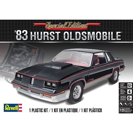 MAQUETA REVELL COCHE 1983 HURST OLDSMIBILE 14317