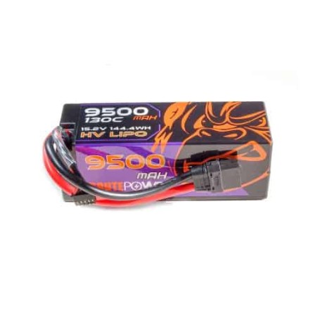 BATERIA LIPO 14.8V 9500MAH 130C HV BRUTE POWER HARD CASE