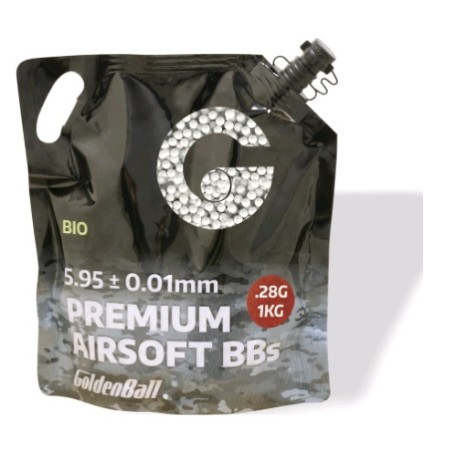 BOLAS 6MM 0.28G BIODEGRADABLE (1 KILO)