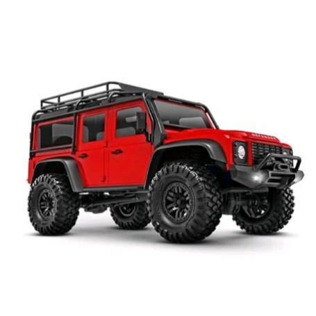 COCHE 1/18 TRX-4M LAND ROVER 4WD ROJO RTR EMISORA TQ 97054-1RED
