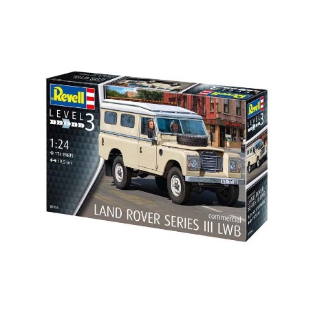 MAQUETA REVELL COCHE LAND ROVER SERIE III LWB 1:24 7056