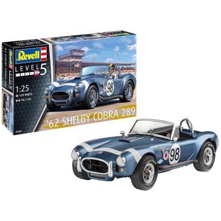 MAQUETA REVELL COCHE 62  SHELBY COBRA 289 1:25  07669 
