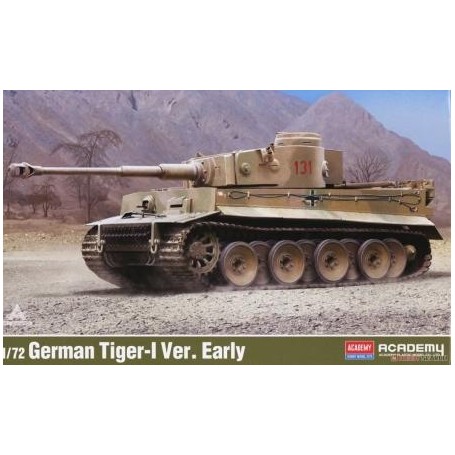 MAQUETA ACADEMY 1/72 TANQUE GERMAN TIGER-I VER.EARLY 13422