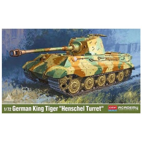 MAQUETA ACADEMY 1/72 TANQUE GERMAN KING TIGER HENSCHEL TURRET 13423