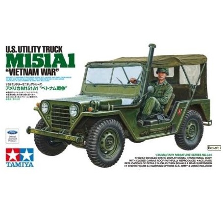 MAQU.TAMIYA 1/35 M151A1 VIETNAM. 35334