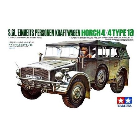 MAQU.TAMIYA 1/35 GER. HORCH 4X4 TYPE 1A. 35052