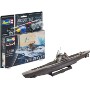 MAQU.REVELL MODEL SET Submarino Germa Type VII C/41 1/350