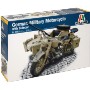 MAQ.ITALERI 1/9 GERMAN MILITARY MOTORCYCLE W/SIDECAR 7403