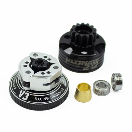 EMBRAGUE ALUMINIO COMPAK V3 COMPLETO+CAMPANA 13T B10 UR0633-B10