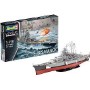 MAQU.REVELL MODEL SET barco German Battleship " Biskmarck" 1/1200 5802
