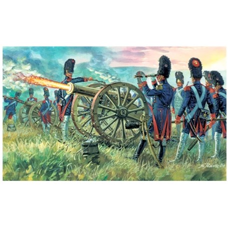 MAQU.ITALERI SOLDADOS HISTORICOS FRANCESES ARILLERIA 36135