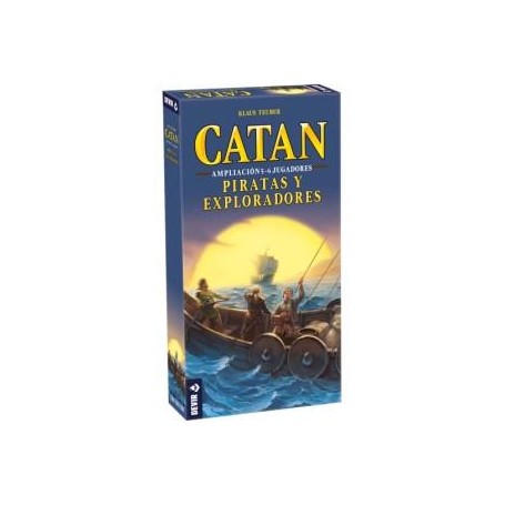 DEVIR CATAN EXPANSION PIRATAS Y EXPLORADORES AMPLIACION 5-6 JUGADORES