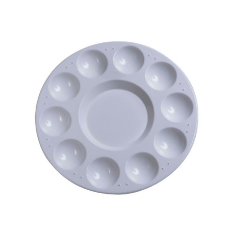 PALETA DE COLORES CIRCULAR PLASTICO 17 CM 29990