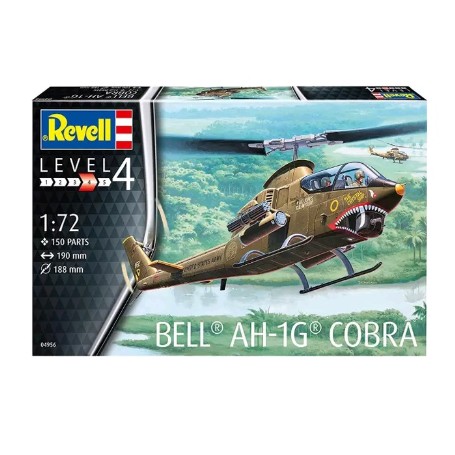 MAQU.REVELL 1/72 HELICOPTERO BELL AH-1G COBRA 4956