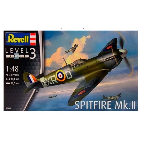 MAQU.REVELL 1/48  AVION SPITFIRE MK.II  3959