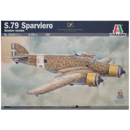 MAQU.ITALERI 1/72 S.79 SPARVIERO 1412