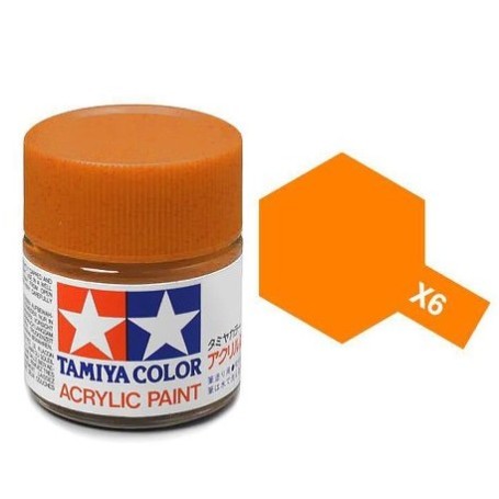 PINT.ACRIL.TAMIYA NARANJA   X6   81506