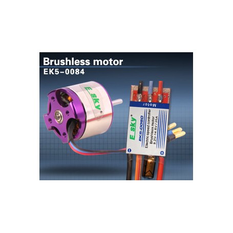 MOTOR+VARIAD.25A.BRUSLESS 1000KV E-SKY