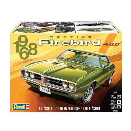 MAQUETA REVELL1/25 coche 68 firebird 14545