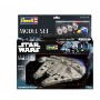 MAQ.REVELL STAR WARS,HALCON MILENARIO SET PINTURA/PEGAMENTO/PINCEL  1/241 63600